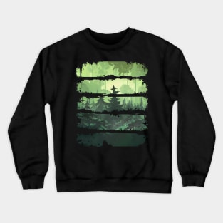 Paint Strokes of Nature Crewneck Sweatshirt